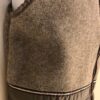 GK SKATE VEST GIRLS LARGE GRAY POLY FLEECE CRINKLE NYLON CROPPED RIBBON TRIM L - Image 4