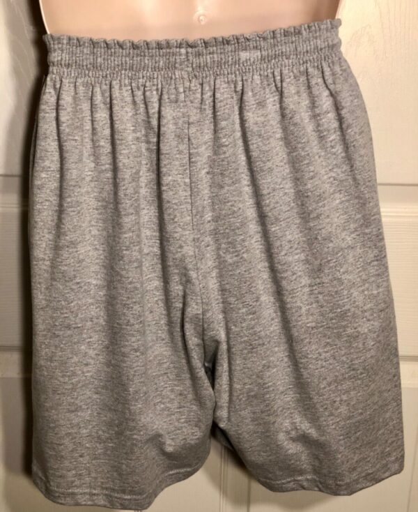 GK MERRY GARDEN MENS SMALL GRAY 60/40 LONG ATHLETIC SHORTS AS NWT! - Image 2