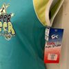 GK CHEERLEADING GRAPIC LADIES SMALL RAGLAN CAP SLV WHITE BLUE COTTON TOP Sz S - Image 5