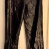 LEOâ€™S DANCEWEAR JAZZ CHILD LARGE BLACK SHINY WET LOOK BOOT LEG DANCE PANTS SZ CL - Image 4