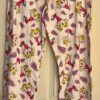 GK CHEER PJ LOUNGE PANTS LADIES MEDIUM COOL & FUN WHITE COTTON PRINT Sz AM NWT! - Image 3