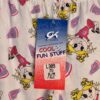 GK CHEER PJ LOUNGE PANTS LADIES MEDIUM COOL & FUN WHITE COTTON PRINT Sz AM NWT! - Image 4