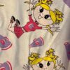 GK CHEER PJ LOUNGE PANTS LADIES MEDIUM COOL & FUN WHITE COTTON PRINT Sz AM NWT! - Image 5