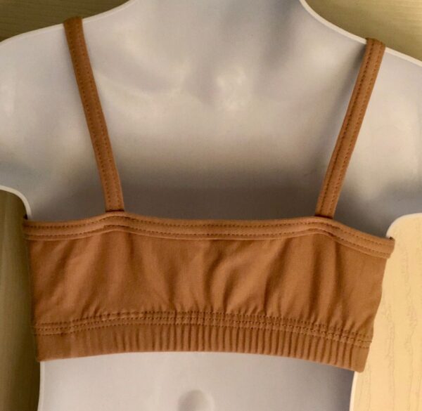 GK Sports Camisole Style Sports CHILD MEDIUM Cotton/Spandex Nude Style #1460 CM - Image 2