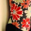 GK ICE FIGURE SKATE DRESS ADULT SMALL CAMISOLE PRINT FOIL BLACK VELVET AS NWT - Image 4