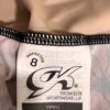 GK ICE FIGURE SKATE DRESS ADULT SMALL CAMISOLE PRINT FOIL BLACK VELVET AS NWT - Image 7