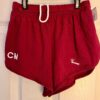 TOUSSE' BY GK CHILD MEDIUM MAROON RUNNING SHORTS W/ BRIEF NYLON/STRCH SZ M