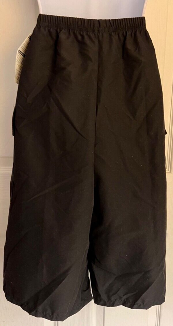 GK HIP-HOP LOOSE STREET DANCE UNISEX ADULT MEDIUM BLACK CARGO CAPRI PANTS Sz M - Image 9