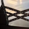 GK DANCE JAZZ CHEER CHILD MEDIUM MICROFIBER MATRIX FOIL CAMISOLE DANCE TOP SZ M - Image 7