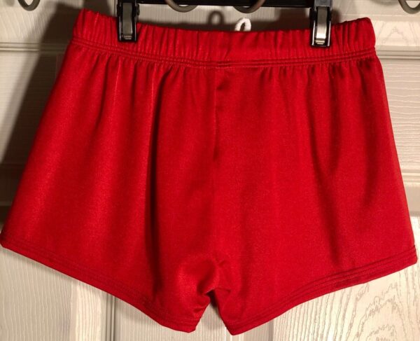 ADIDAS GK BOYS LARGE COMPETITION SHORTS RED N/S GYMNASTICS RUNNING GYM SZ L NWT! - Image 6