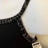 GK DANCE JAZZ CHEER CHILD SMALL BLACK MICROFIBER MATRIX FOIL CAMISOLE TOP SZ S - Image 4