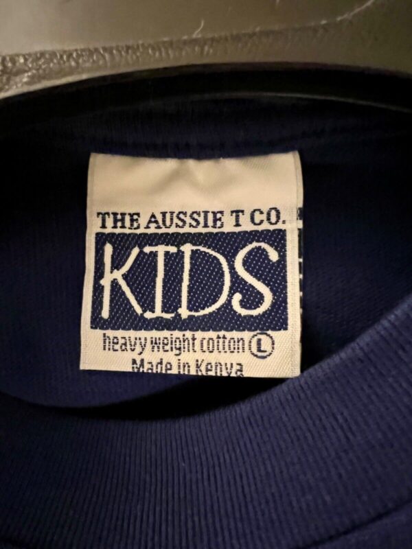 AUSSIE T CO. KIDS LARGE HEAVY COTTON â€˜I â¤ï¸ SOCCERâ€™ GRAPHICS T-SHIRT Sz CL NWT! - Image 5