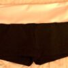 GK CHEER SHORT ADULT X-SMALL WHITE FOIL BLACK N/S DRYTECH GYM DANCE WORKOUT AXS - Image 4