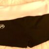 GK CHEER SHORT ADULT X-SMALL WHITE FOIL BLACK N/S DRYTECH GYM DANCE WORKOUT AXS - Image 5