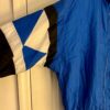 GK BLUE BLACK CRINKLE NYLON ADULT X-LARGE GYMNASTIC ALL SPORT WARM UP JACKET XL - Image 2