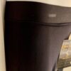 GK ELITE DANCE JAZZ GIRLS LARGE BLACK NYLON/SPANDEX JEWEL CUFFED CAPRI PANTS L - Image 5