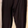 GK ELITE DANCE JAZZ GIRLS LARGE BLACK NYLON/SPANDEX JEWEL CUFFED CAPRI PANTS L - Image 9