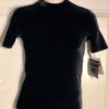 GK ELITE BOYS S/S CREW FIGURE SKATE SHIRT BLACK VELVET SIZE CL