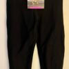 GK DANCE BLACK CAPRI LADIES SMALL COTTON/SPANDEX CUFFED CAPRI PANTS CHEER Sz AS