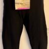 GK DANCE BLACK CAPRI LADIES SMALL COTTON/SPANDEX CUFFED CAPRI PANTS CHEER Sz AS - Image 2