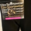 GK DANCE BLACK CAPRI LADIES SMALL COTTON/SPANDEX CUFFED CAPRI PANTS CHEER Sz AS - Image 3