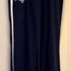 GK â€œGYMNASTICSâ€ CREST PRINT GRAPHIC GIRLS LARGE NAVY COTTON LOUNGE STRIPES PANTS - Image 6