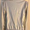 GK WARM UP JACKET ADULT SMALL SILVER METALLIC ZIP FRONT GYMNASTICS DANCE CHEER S - Image 4