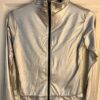 GK WARM UP JACKET ADULT SMALL SILVER METALLIC ZIP FRONT GYMNASTICS DANCE CHEER S - Image 5