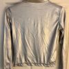 GK WARM UP JACKET ADULT SMALL SILVER METALLIC ZIP FRONT GYMNASTICS DANCE CHEER S - Image 6