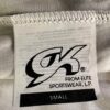 GK WARM UP JACKET ADULT SMALL SILVER METALLIC ZIP FRONT GYMNASTICS DANCE CHEER S - Image 8