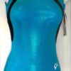 GK FROZEN HEART ADULT X-SMALL SEAGLASS FOIL SWAR JA TANK GYMNASTIC LEOTARD AXS