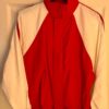 GK WARM UP JACKET ADUTL X-SMALL RED WHITE TASLAN ZIP SKATE GYMNASTICS CHEER XS