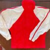 GK WARM UP JACKET ADUTL X-SMALL RED WHITE TASLAN ZIP SKATE GYMNASTICS CHEER XS - Image 5