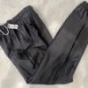 GK WARM UP UNISEX CHILD LARGE GRAY CRINKLE NYLON GYMNASTICS CHEER PANTS Sz CL