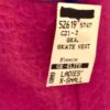 GK PINK FLEECE VEST ADULT X-SMALL BLUE VELVET TRIM FRONT ZIP SKATE GYM Sz XS - Image 6