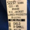 GK ROYAL SUPPLEX CHILD X-SMALL GYMNASTICS ATHLETES WARM UP JACKET Sz CXS NWT! - Image 8