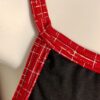GK DANCE JAZZ CHILD SMALL BLACK NYLON RED MATRIX FOIL CAMI GYMNAST LEOTARD Sz CS - Image 2