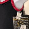GK DANCE JAZZ CHILD SMALL BLACK NYLON RED MATRIX FOIL CAMI GYMNAST LEOTARD Sz CS - Image 4
