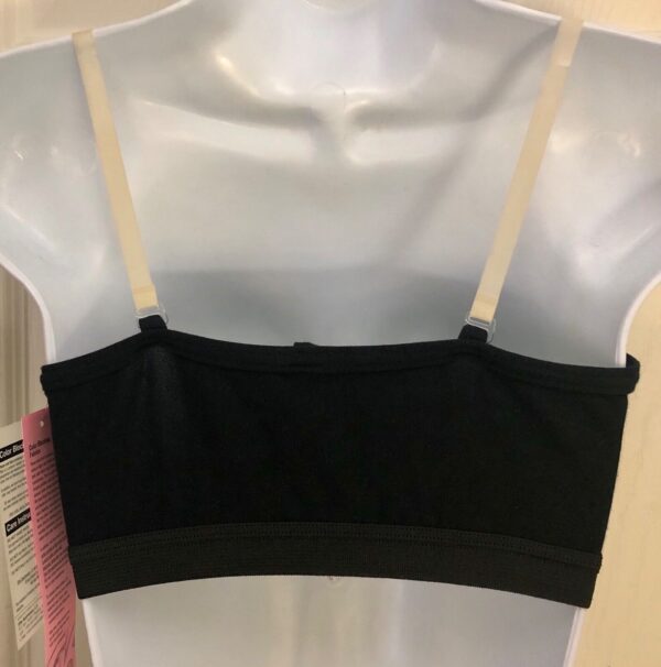 GK Sports Bra Camisole ADULT MEDIUM Cotton/Spandex BLACK STYLE #1480 AM NWT! - Image 2