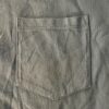 VTG UNIVERSITY WEAR MENS LARGE FADED BLUE HVY WT COTTON POCKET TEE NO SHRINK L - Image 3