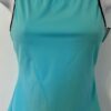 GK DANCE TOP ADULT SMALL AQUA NYLON/SPANDEX CAMISOLE DANCE CHEER JAZZ GYM Sz AS