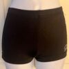 GK CHEER MICRO MINI WORKOUT SHORTS ADULT X-SMALL BLACK NYLON/SPANDEX JA GYM XS - Image 2