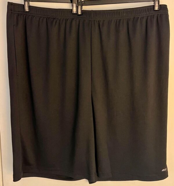 Amazon Essentials Mens 2XL Performance Tech Loose Fit Black Shorts Pack of 2