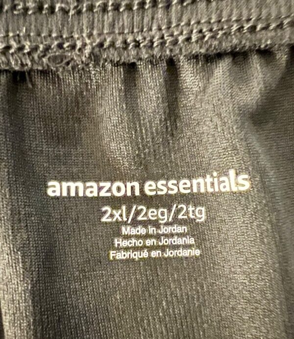 Amazon Essentials Mens 2XL Performance Tech Loose Fit Black Shorts Pack of 2 - Image 6