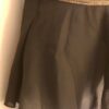 GK DANCE BALLET GIRLS X-SMALL CLASSIC FAUX WRAP GEORGETTE SKIRT GOLD FOIL Sz CXS - Image 2