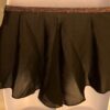 GK DANCE BALLET GIRLS X-SMALL CLASSIC FAUX WRAP GEORGETTE SKIRT GOLD FOIL Sz CXS - Image 5