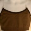 GK HIGH PERFORMANCE GYMNASTICS DANCE SEAMLESS SPORTS BRA CHILD SMALL BROWN CS