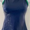 GK DANCE JAZZ CHEER LADIES SMALL NAVY GREEN MYSTIQUE CAMISOLE TOP Sz AS NWT!