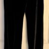GK ELITE DANCE JAZZ LADIES MEDIUM BLACK VELVET CUFFED DRESS PERFORMANCE PANTS M - Image 4