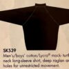 GK ICE FIGURE BOYS MEDIUM LgSLV BLACK COTTON  RAGLAN TN SKATE DANCE SHIRT Sz CM - Image 10